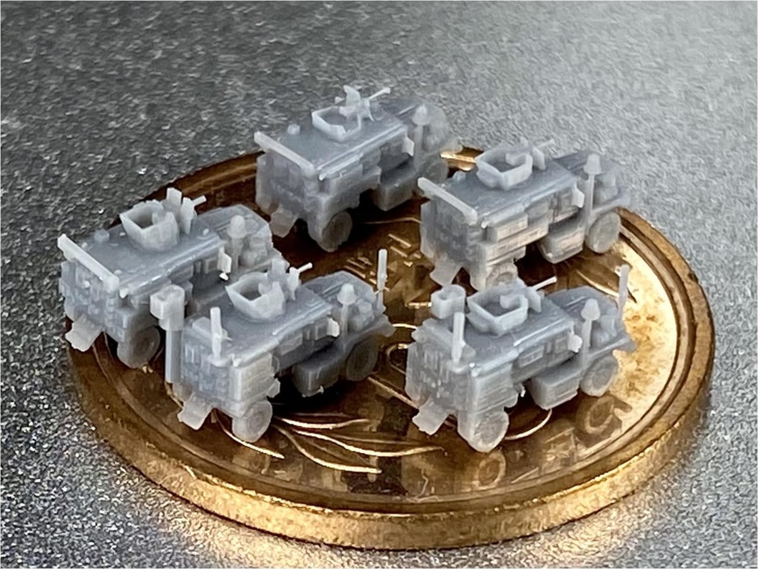 Fire Starter 1/700 Current American Cougar MRAP 4x4 Set 3D Printer Kit FS-MUS8