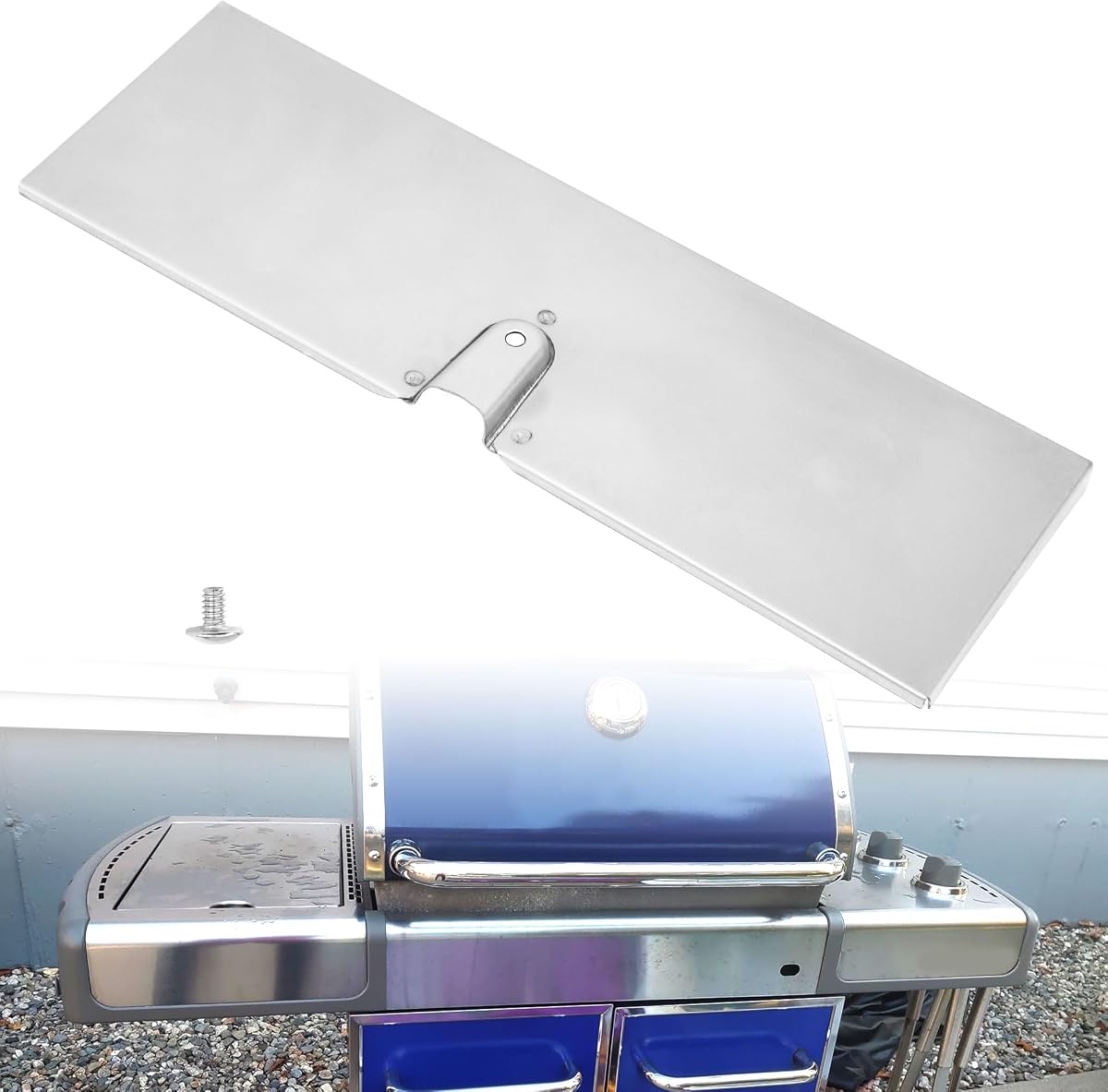 62765 Cooking Box Heat Shield 10 3/4" x 3 1/2" for Weber Genesis 330 Series Gas Grills Parts E330 S330 EP330 CEP330 (2011-2016)