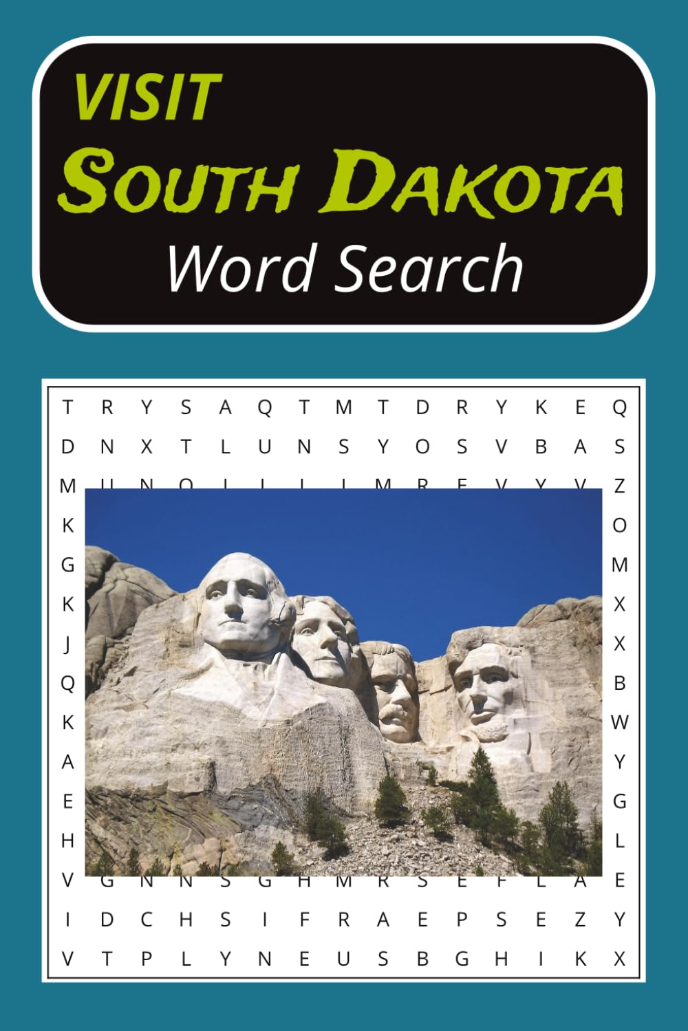 VISIT South Dakota Word Search: Experience South Dakota Through Words.....The Cities, Landcape, Points of Interest and More | 6x9 inches | 960 Words.....Great for Relaxation