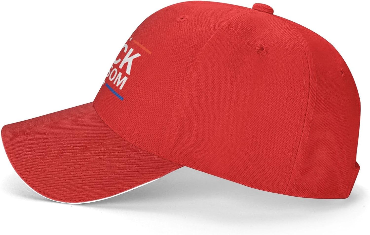 Fuck Newsom Hat Gavin Newsom Sucks Cap Anti Newsom Hat Impeach Even My Dog Hates Gavin Newsom Baseball Trucker Hat Red