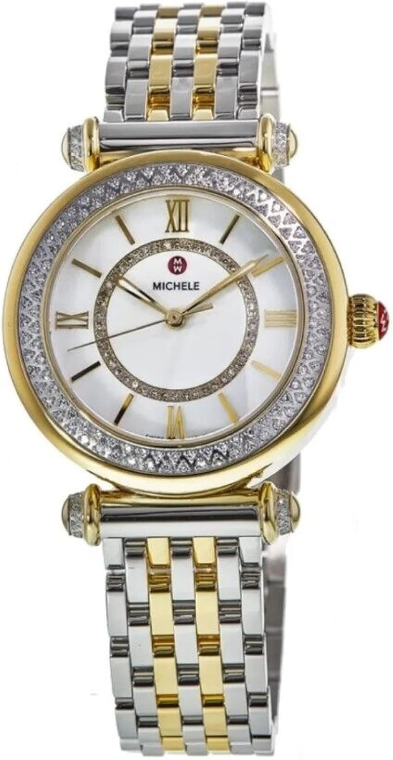 Michele Two Tone Gold/Silver Bracelet Watch with Morocco Ubuy