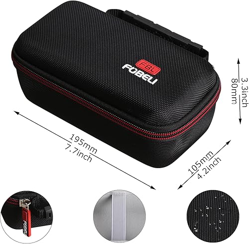 Miniatura 5 de Funda rígida compatible con inflador de neumáticos Woowind LP1  LILTSDRAE y mini bomba de bicicleta, bolsa de almacenamiento portátil para compresor