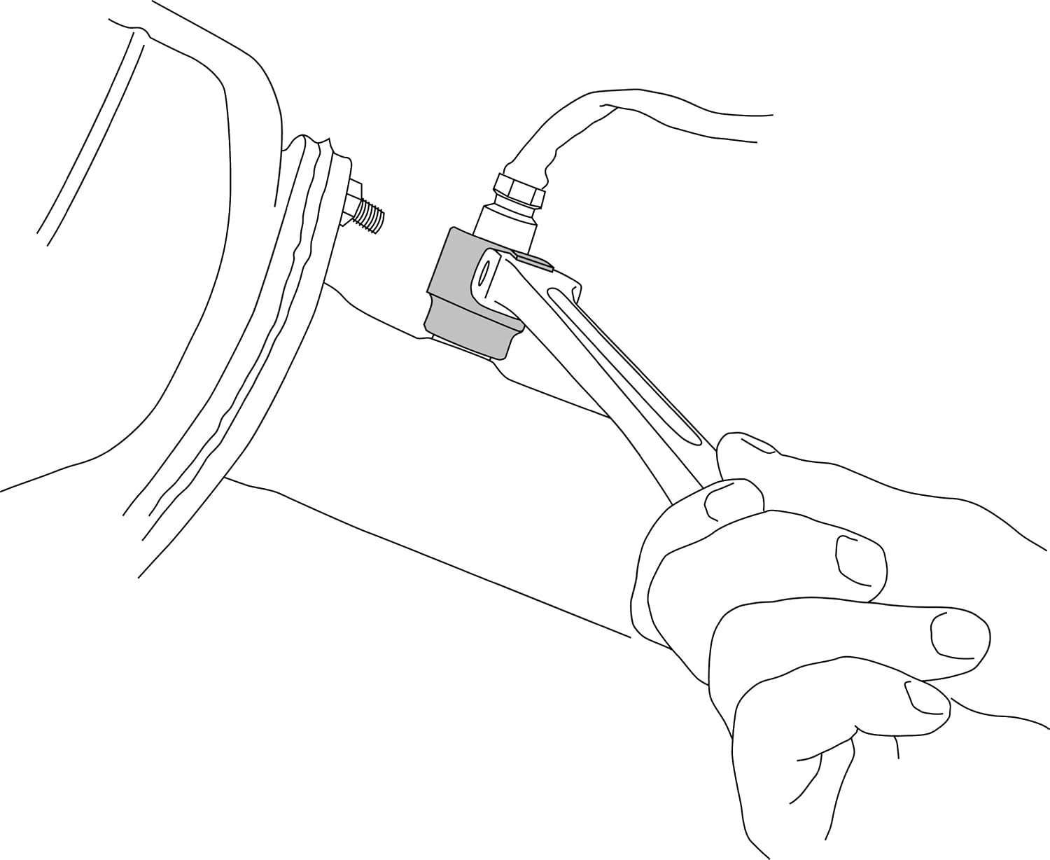Lisle 12390 Dual Drive Oxygen Sensor Wrench