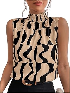 FloernsWomens Geo Print Sleeveless Vest Lahore, Karachi - Pakistan