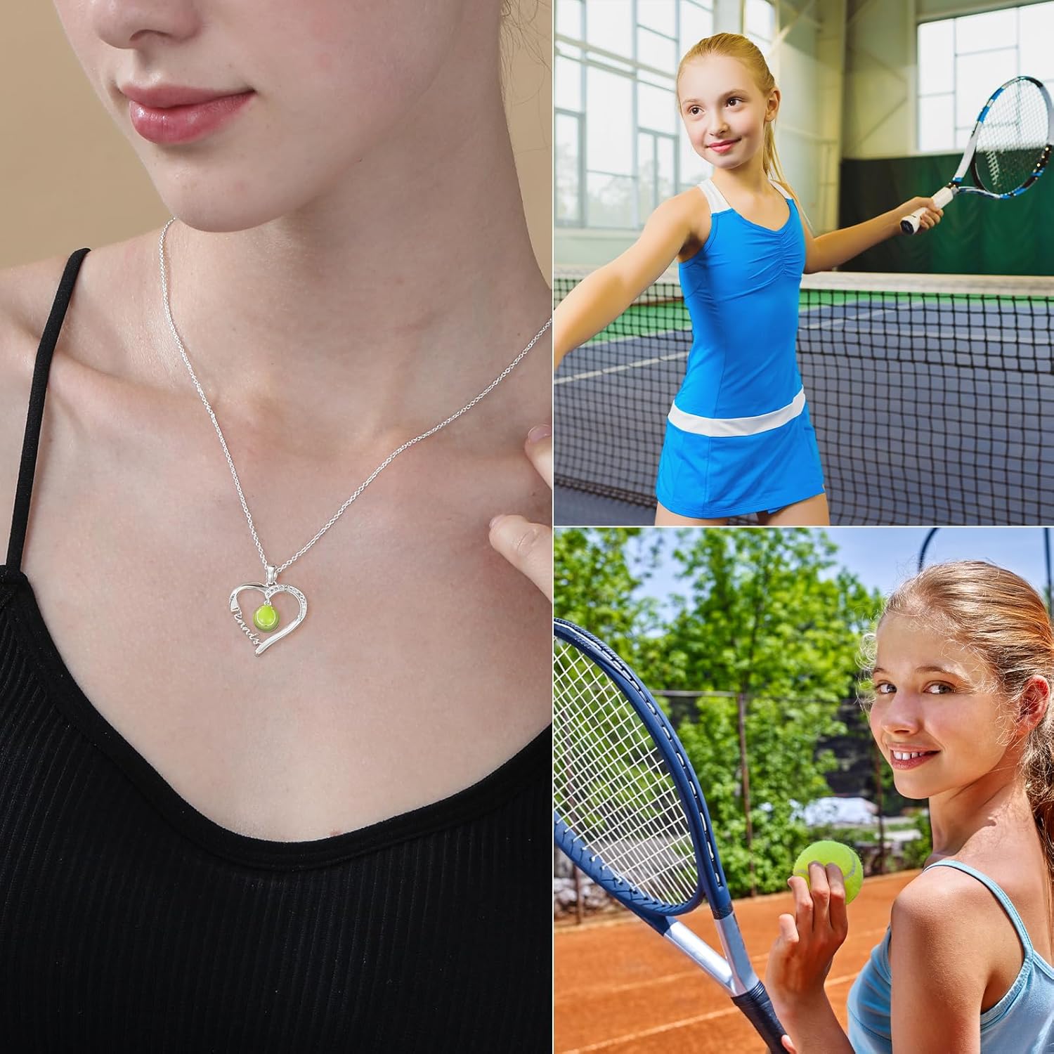 Volleyball/Softball/Basketball/Baseball Necklace Gifts for Girls, Sport Accessories Birthday Christmas Jewelry for Her 16+3 Inches - Image 4