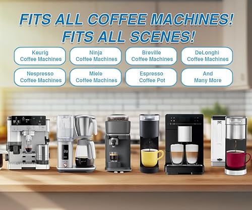 Miniatura 2 de Limpiador y descalcificador de cafetera de 48 pestañas. Potente solución de descalcificación Keurig. Tabletas descalcificadoras compatibles con