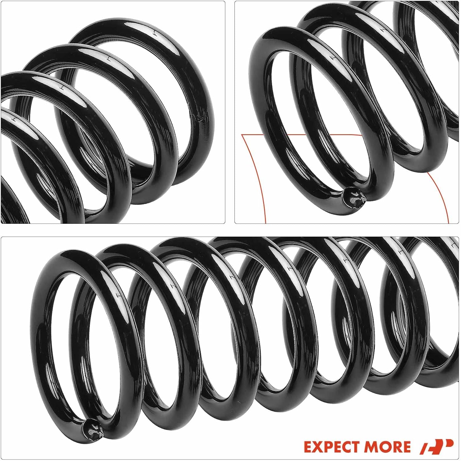 A-Premium 2Pcs Front Coil Spring Set Compatible with Chevrolet Malibu, Camaro, Monte Carlo & Buick Century, Regal & GMC Caballero & Oldsmobile Cutlass & Pontiac Firebird, Driver and Passenger Side
