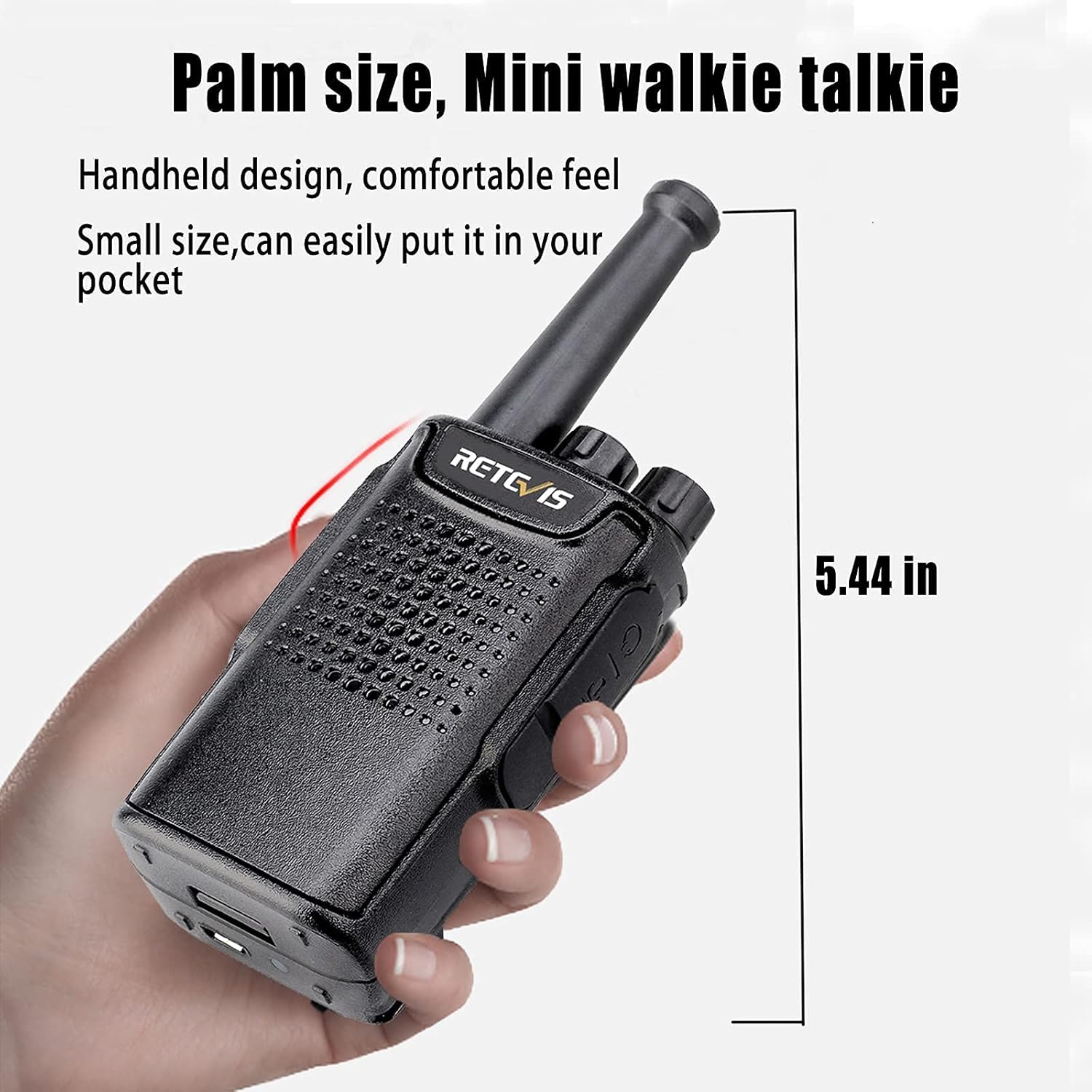 Black Friday - 80% OFF Retevis RT67 Walkie Talkie Rechargeable,2 Way Radio Long Range,3000mAh Large Capacity Battery Flashlight,Handsfree 2 Way Radio for Cruise Shipping Hunting Riding Skiing(3 Pack)