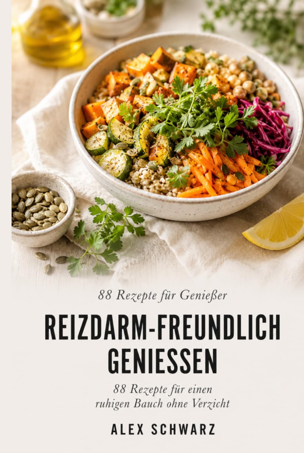 Reizdarm-freundlich genießen: 88 Rezepte für einen ruhigen Bauch ohne Verzicht (88 Rezepte zum Genießen)