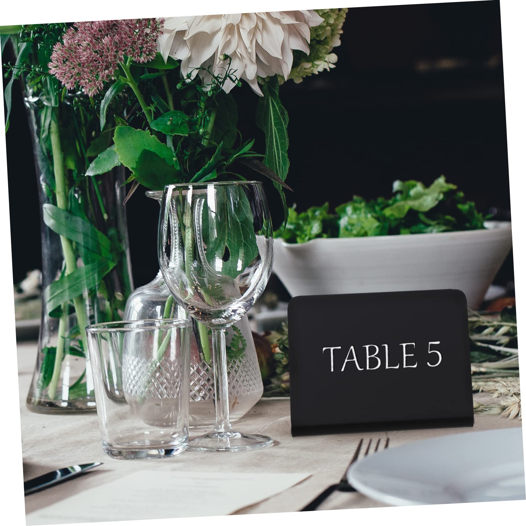36pezzi Piccole Lavagne Acriliche Per Decorazione Da Tavolo Matrimonio Lavagnette Creative Per Etichette Cibo Segnaletica Ristorante e Decorazioni Feste