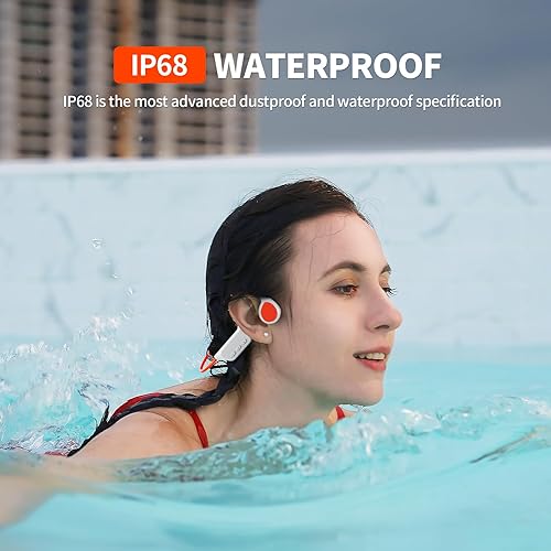 Miniatura 5 de Auriculares de conducción ósea, auriculares para correr, auriculares de entrenamiento, auriculares inalámbricos de oreja abierta, Bluetooth 5.3 con