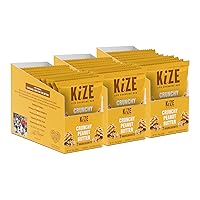 Vista 34 de KiZE Energy Bars - Barras energéticas de reemplazo de comidas con alto contenido de proteínas, a base de mantequilla de almendras, sin gluten, sin