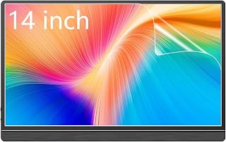 2-Pack HD Clear 14 Inch Portable Monitor Screen Protector, for ARZOPA/MNN/KYY/VILVA/ASUS/FANGOR/ViewSonic/QQH Portable Monitor,High Definition Anti-Scratch Clear Shield for 14’’ Portable Monitor
