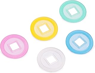 Yellow Mountain Imports Mahjong (Mah Jong, Mahjongg, Mah-Jongg, Mah Jongg, Majiang) Scoring (Betting) Coins, Set of 100