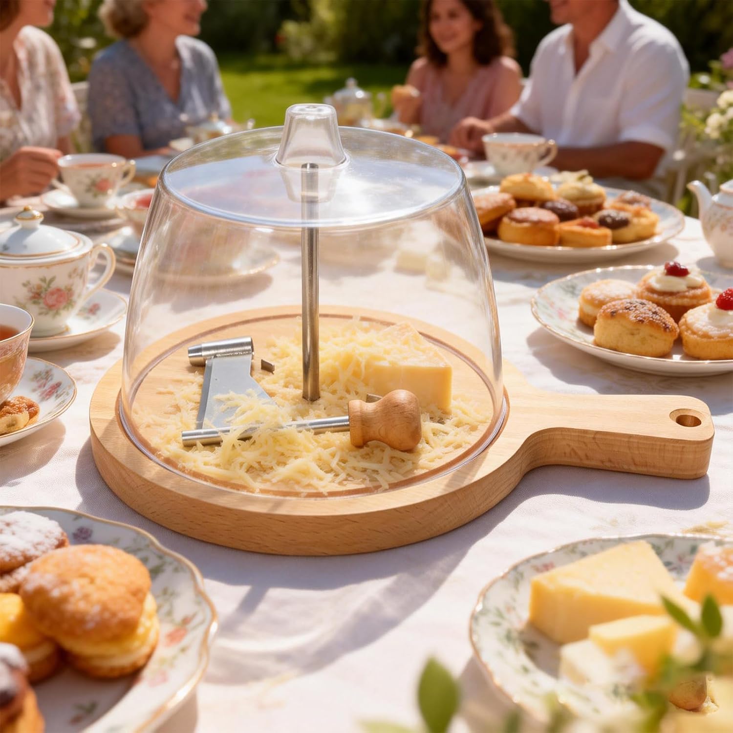 Cheese shaver wheel, cheese shaver. Sharp Blade Cheese & Chocolate Shaver with Wooden Base, Create Cheese Rose Flowers (wooden)