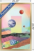 Vista 58 de Trends International Abstract Space Wall Poster with Magnetic Frame