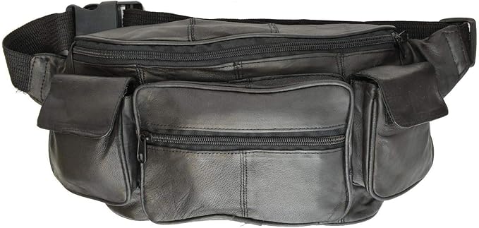 leather fanny pack amazon
