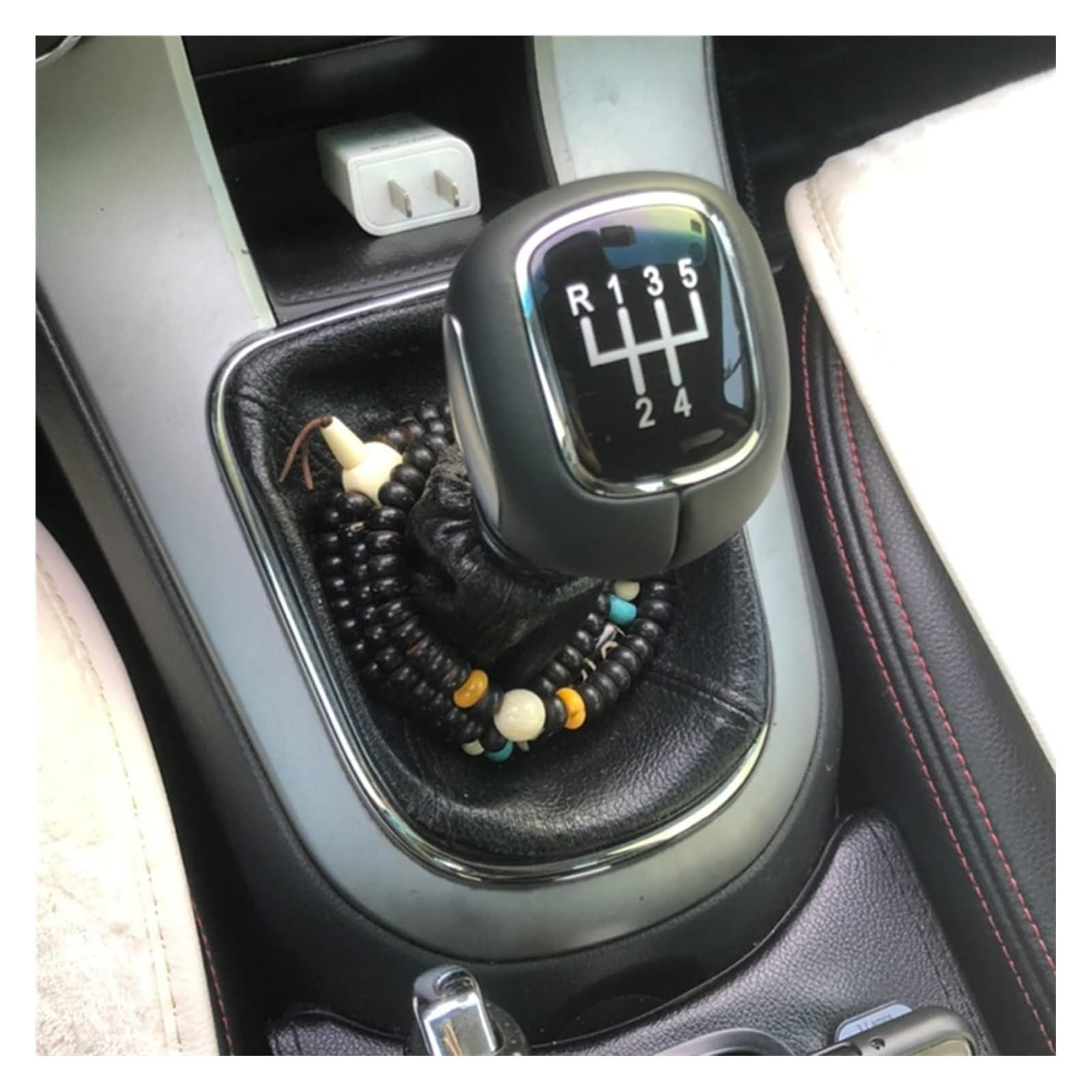 Pour Cruze 5/6 Vitesses Transmission Manuelle Poignée Pommeau Levier Vitesse Cuir Levier Vitesse Levier Vitesse levier vitesse(6 Speed)