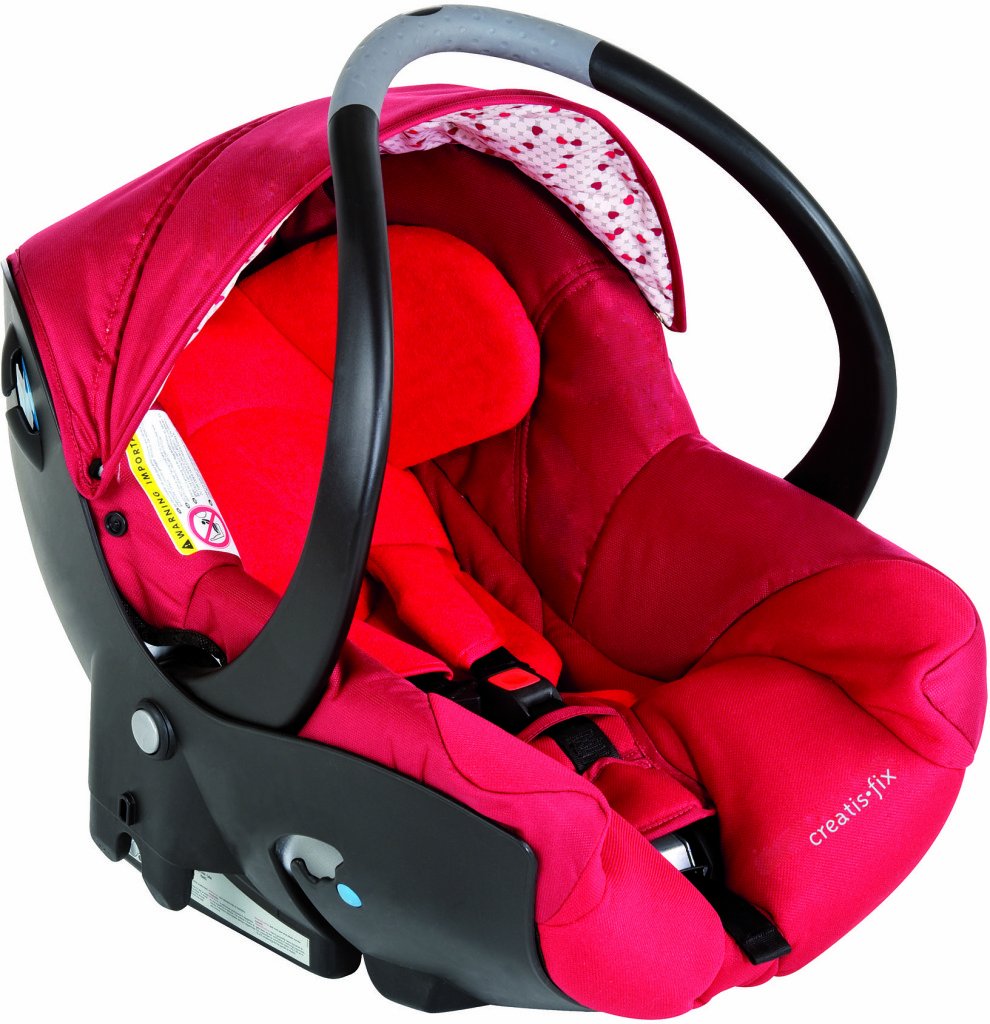 Bébé Confort Siège Auto - Groupe 0+ - Creatis Fix Lifestyle - Rouge - Collection 2010
