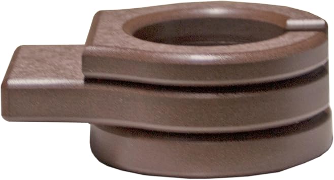 LuxCraft Adirondack Chair Cup Holder Attachment for Outdoor Lounge Furniture, Stationary Drink Holder for Swings, Gliders, Bench, Deck or Camping Chair - Amish Made in America Chestnut Brown