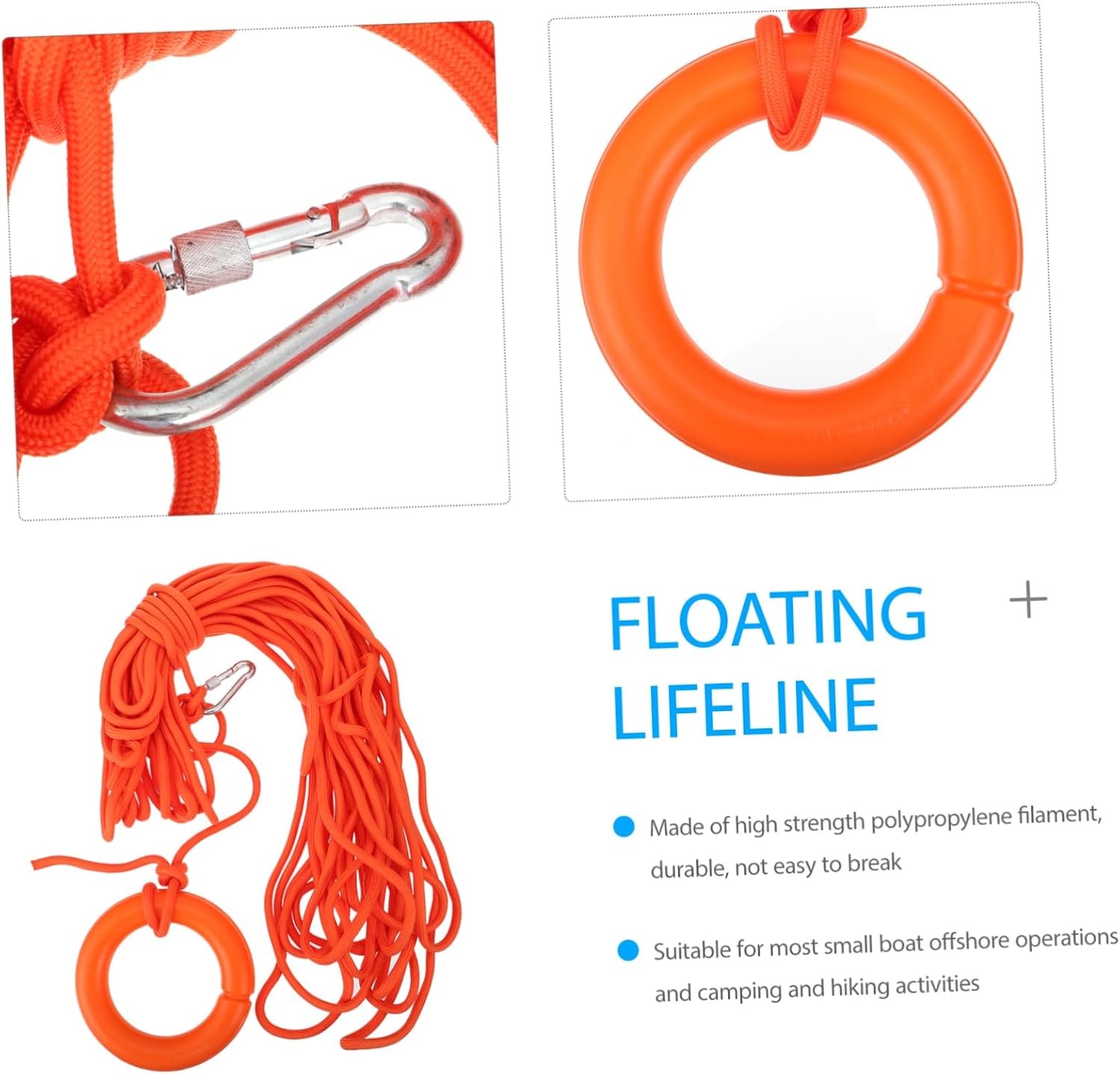TOYANDONA 1set Rescue Floating Rope for Water Sports Outdoor Camping Life-Saving Throw Line Essential Kayaking Tool for Safety and Reliability