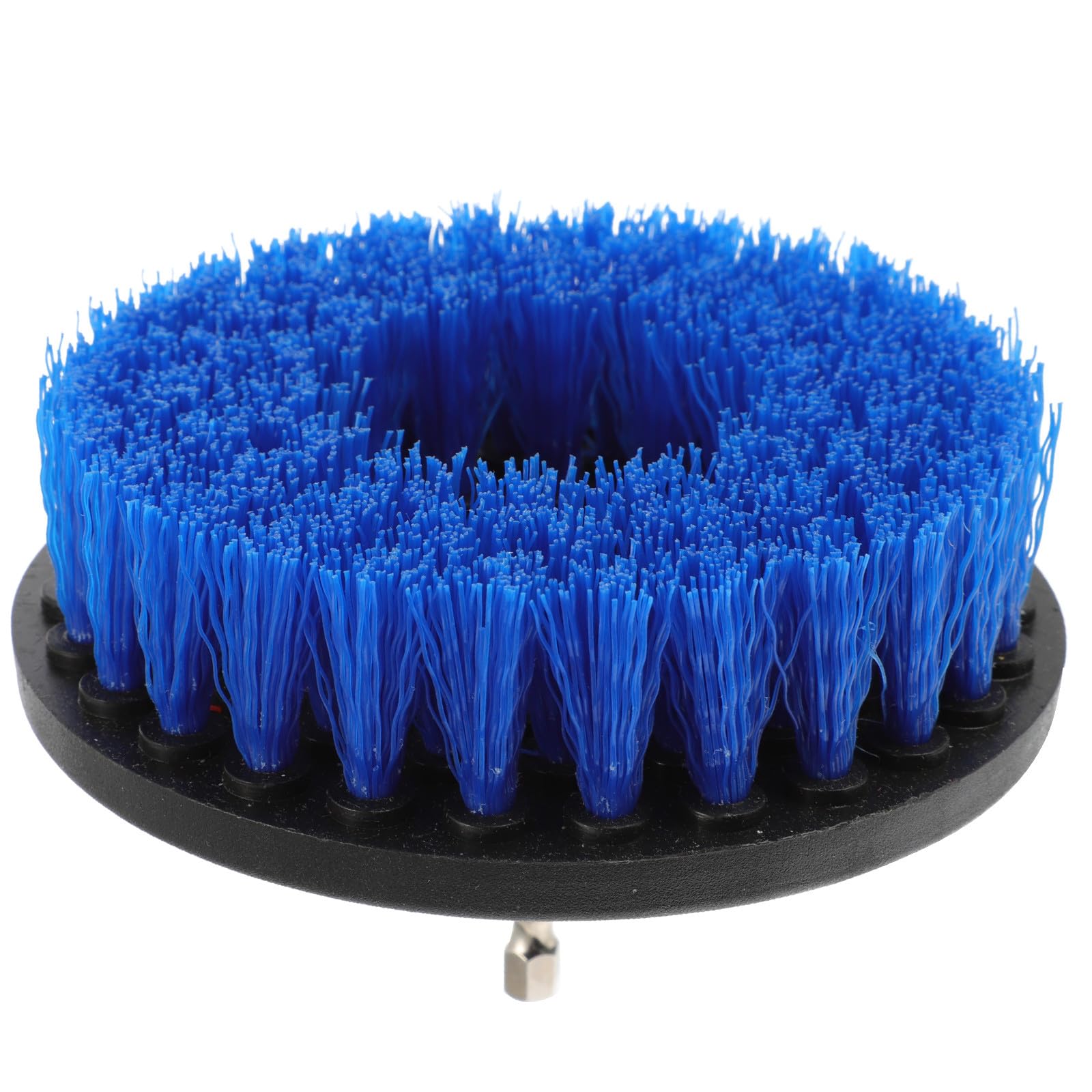 Electric Drill Brush Heads Set 5-Inch Hollow Blue Replacement Cleaning Brush Attachment for Kitchen Bathroom Floor Scrubbing