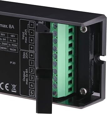 LED Controller Multi 5 Zigbee Compatible (5x 8A Universal) [Energy Class F]