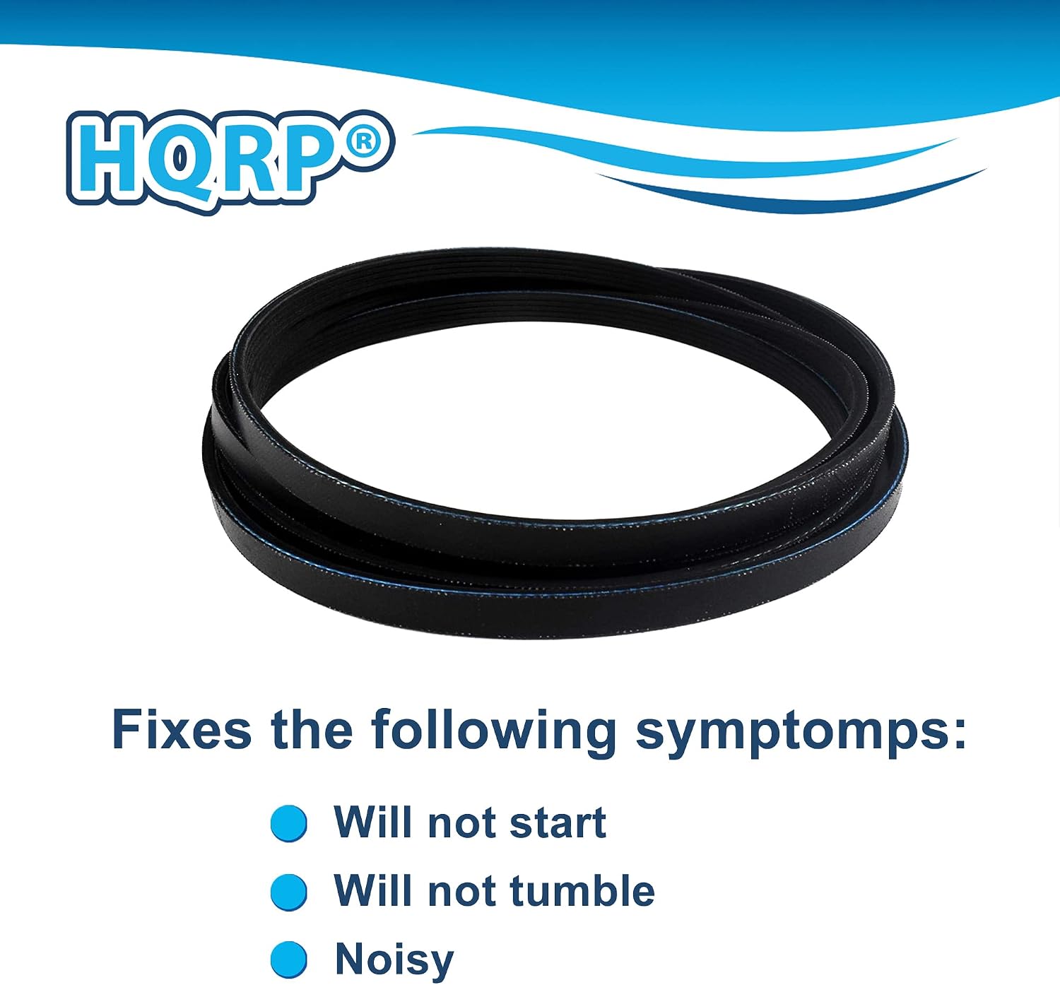 HQRP 4-Pack Dryer Drum Belt-Timing Gear Compatible with Samsung 6602-001655 6602-001314 Replacement fits BED70B/XAC DV16J4000GW/AP DV18H5200GP/AX DV405GTPAWR/AA DV50F9A8EVP/A2