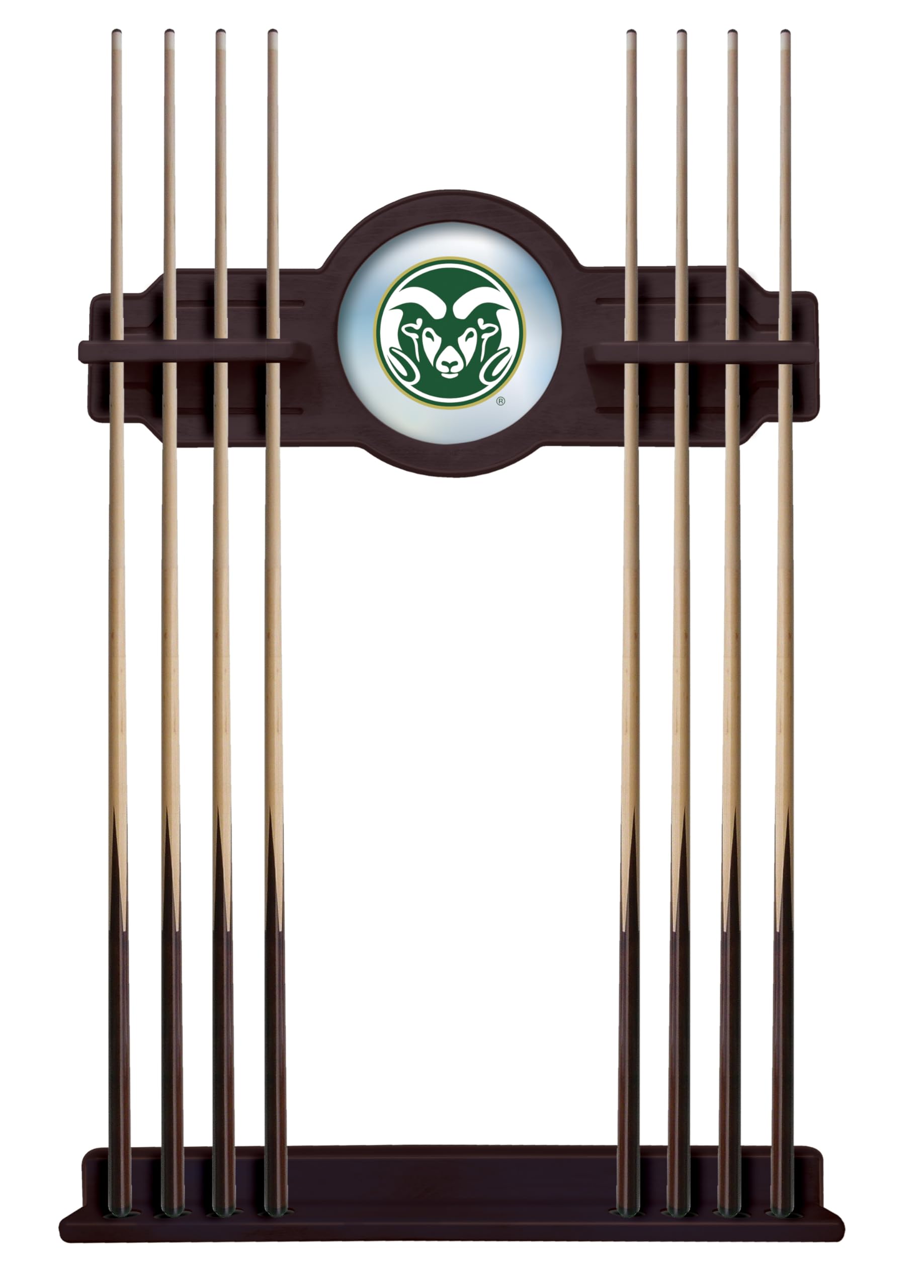 Colorado State Cue Rack in English Tudor Finish by Holland Bar Stool