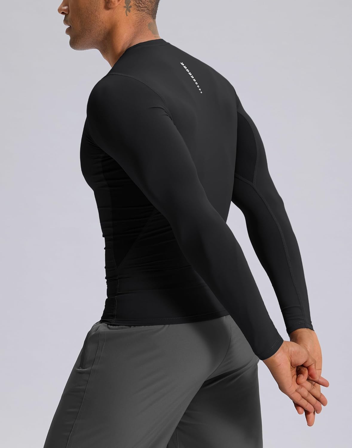 G Gradual Mens Compression Shirt Long Sleeve Moisture Wicking Running Gym Shirts for Men Athletic Workout Base Layer T-Shirt - Image 2