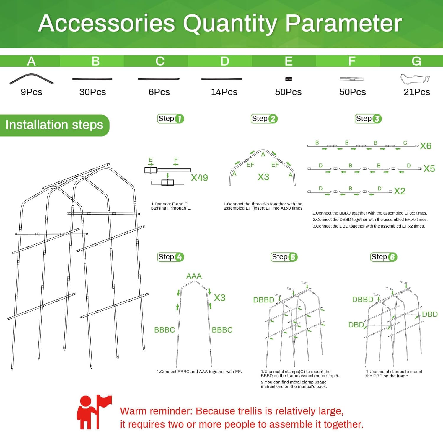 Tall Garden Arch Trellis for Climbing Plants Outdoor,7 ft Arbor Large Arch Tunnel Trellis, Metal Cucumber Trellis, Plant Support Archway Garden Trellis for Vegetables Fruits Flowers Yard
