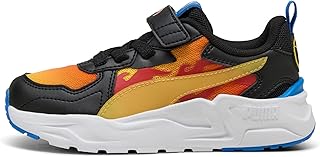 بوما حذاء برقبة منخفضة من ترينيتي لايت هوت ويلز ايه سي + بي اس اسود للجنسين لمرحلة ما قبل المدرسة مقاس 31.5