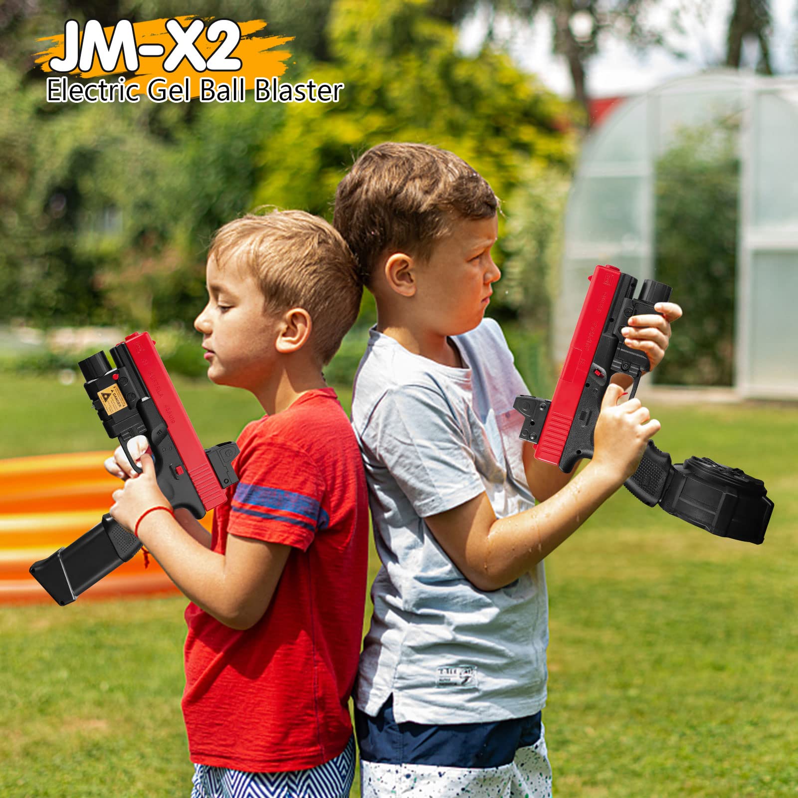 Buy Electric JMX2 Gel Ball Blaster, Splatter Ball Gun Automatic with