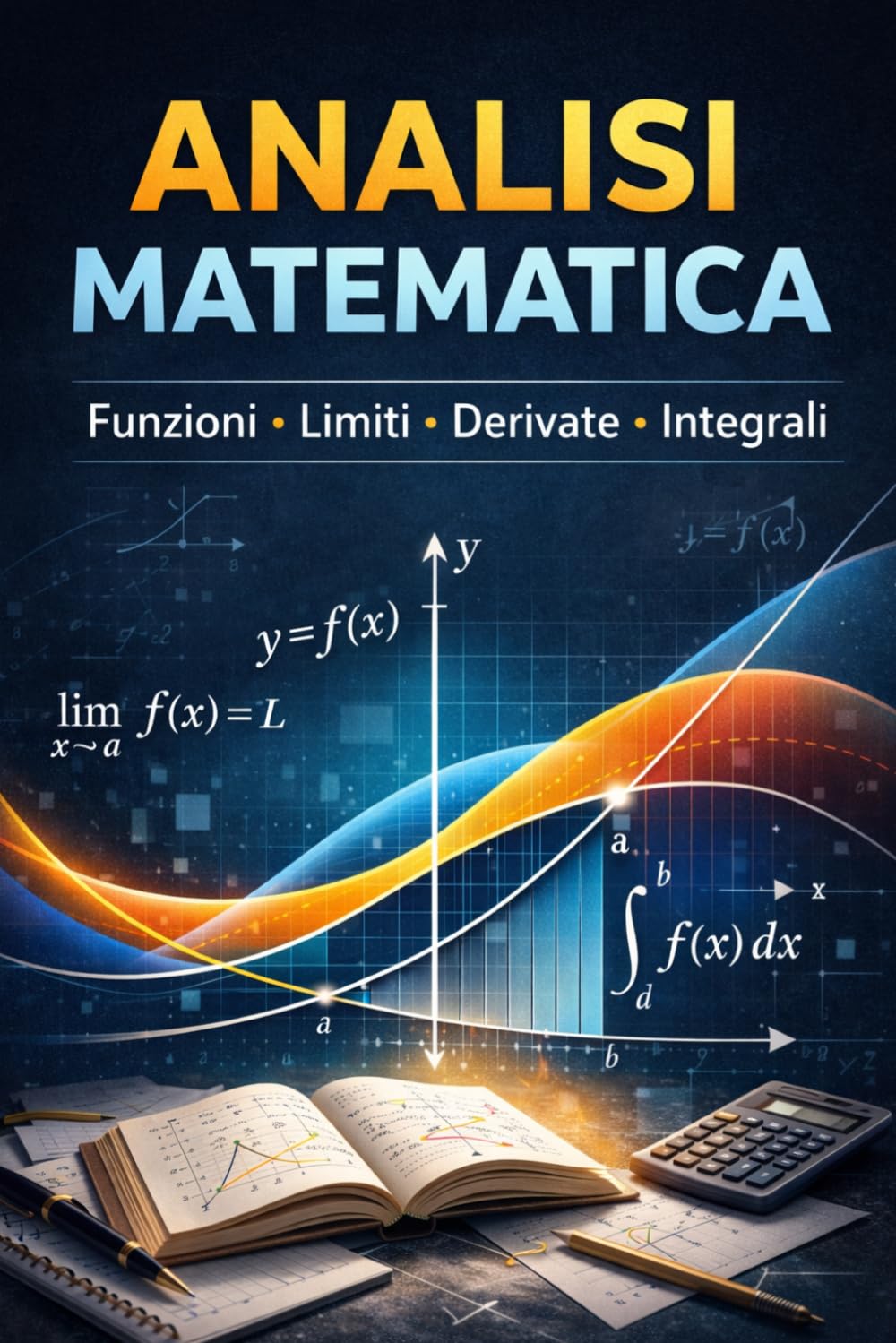 Analisi Matematica: Funzioni, Limiti, Derivate e Integrali spiegati in modo semplice per studenti delle scuole superiori