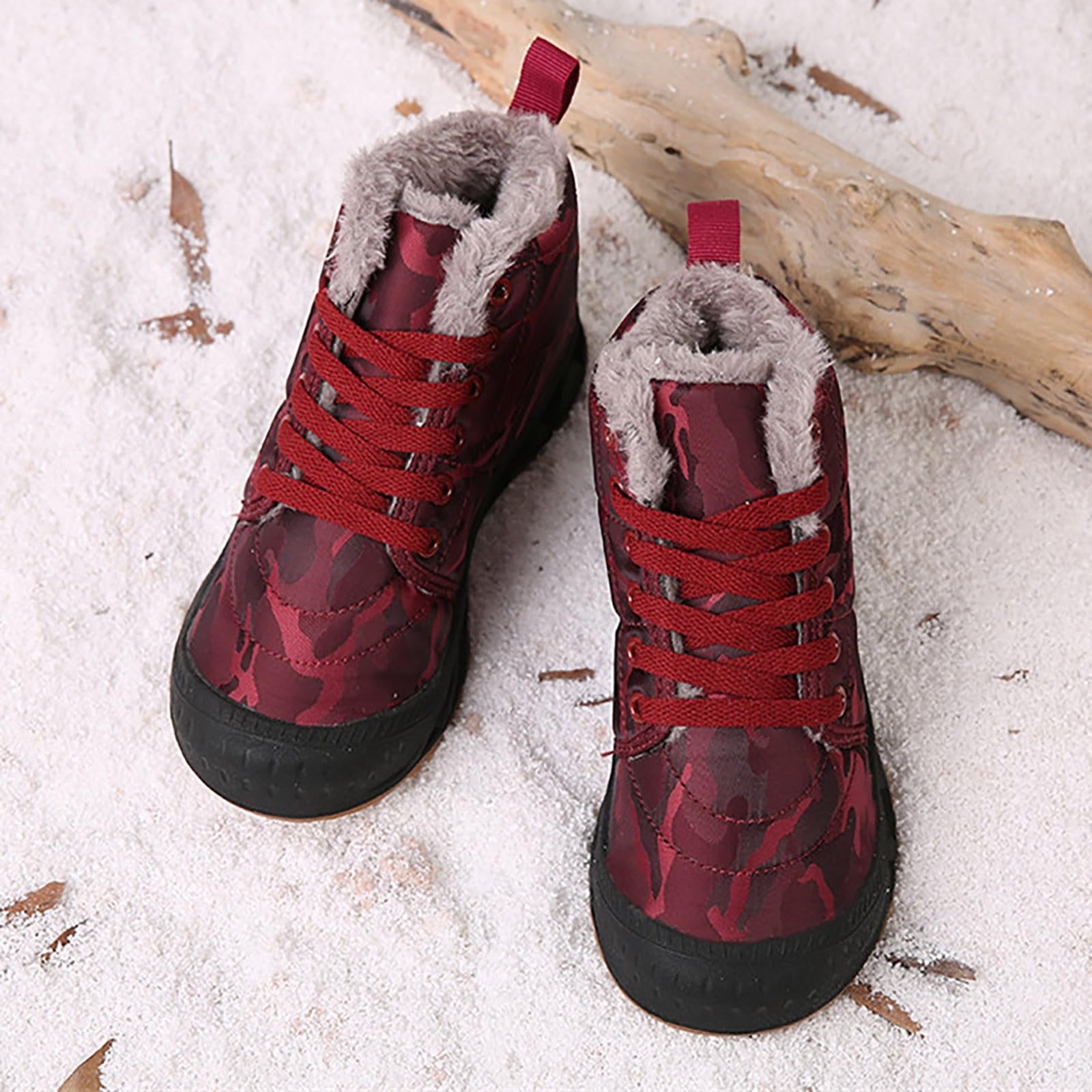 Ragazzi Scarpe per Bambini Stivali da Equitazione per Ragazzi e Ragazze Scarpe Traspirante Morbido Casual Stivali da Neve Design alla Moda Bottes de Printemps et d'Automne