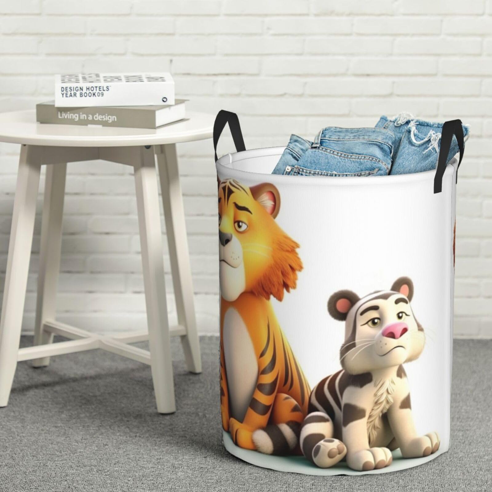 Panier à linge sale circulaire et léger pour organiser votre salle de bain
