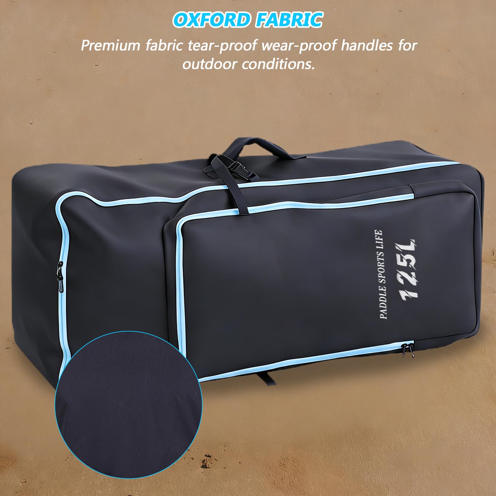 Sac à dos de Paddle Board de Grande capacité Sac à dos Stand Up Paddle avec Conception Facile Accès pour Équipement d'Aventure En Plein Air Tissu Oxford Voyage Léger