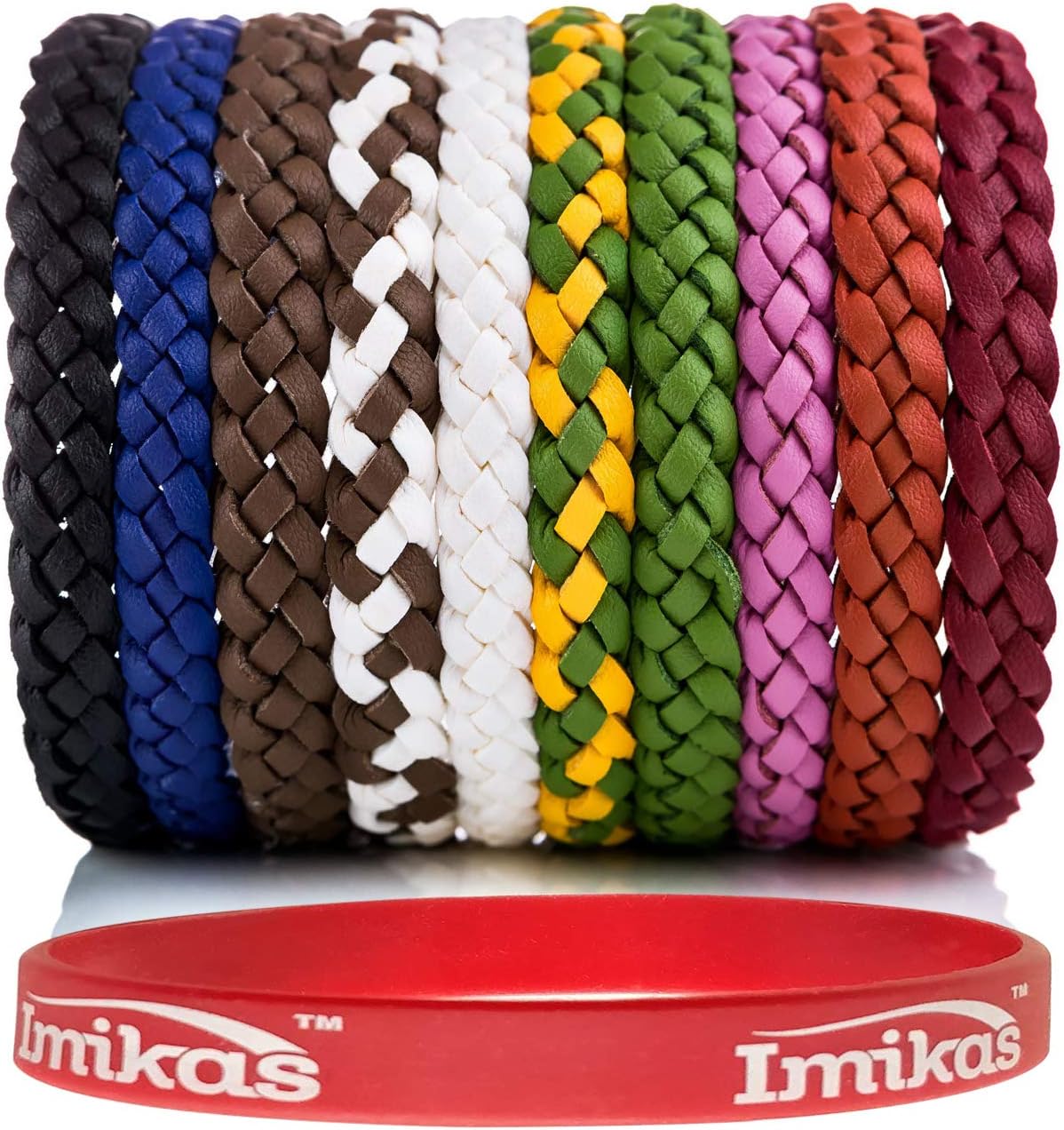 Mosquito Repellent Bracelet Natural Insect - Deet Free Repellent Bands, Mosquito Killer For Long Protection Outdoor and Indoor, For Adults & Kids, 11 color bracelets