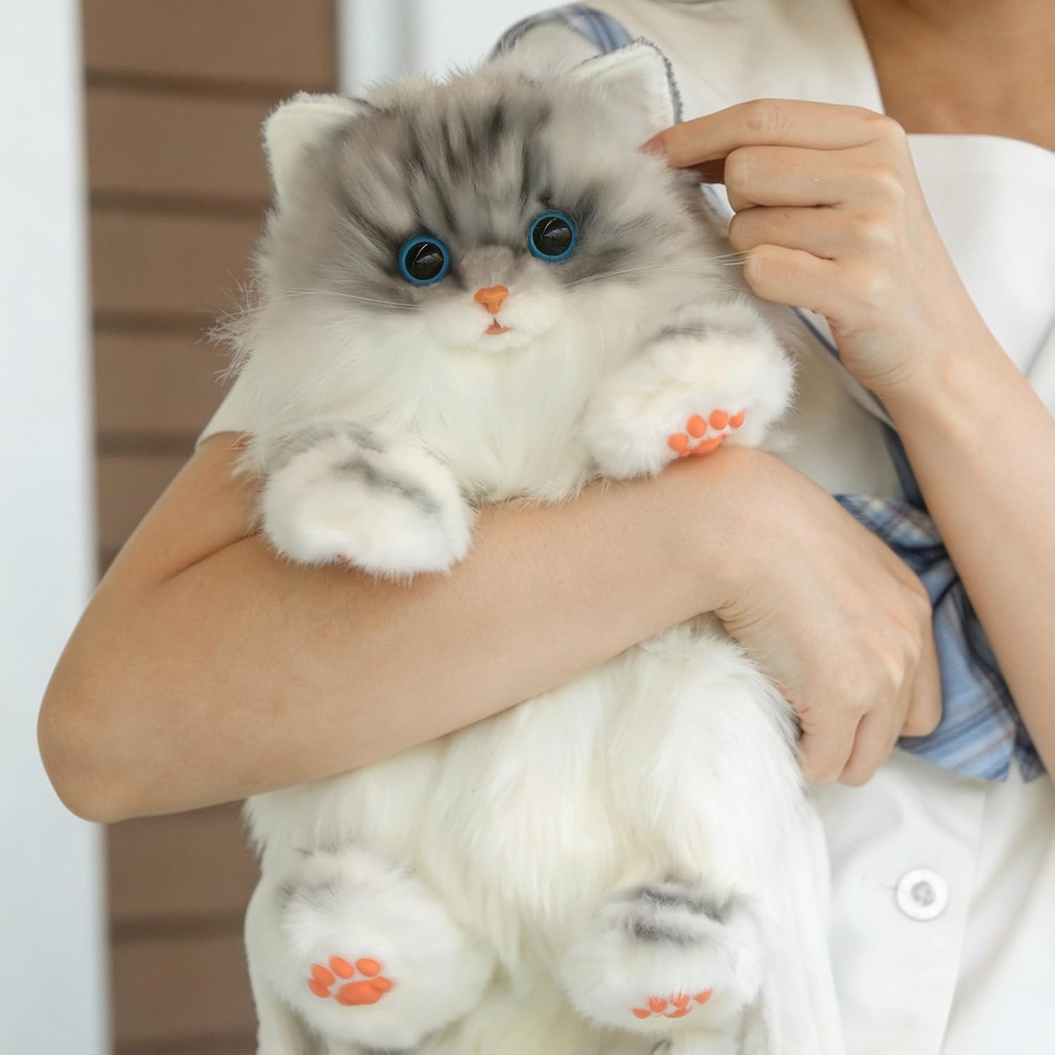Realistic Cat Backpack, Handmade Plush Stuffed Animal Bag