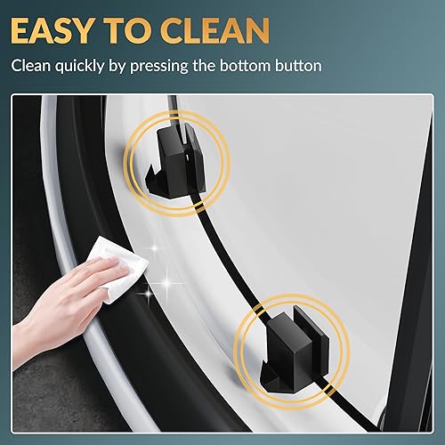 Miniatura 5 de ELEGANT Gabinete de ducha corrediza de esquina de 38 pulgadas de profundidad x 38 pulgadas de ancho x 72 pulgadas de alto, puertas de ducha