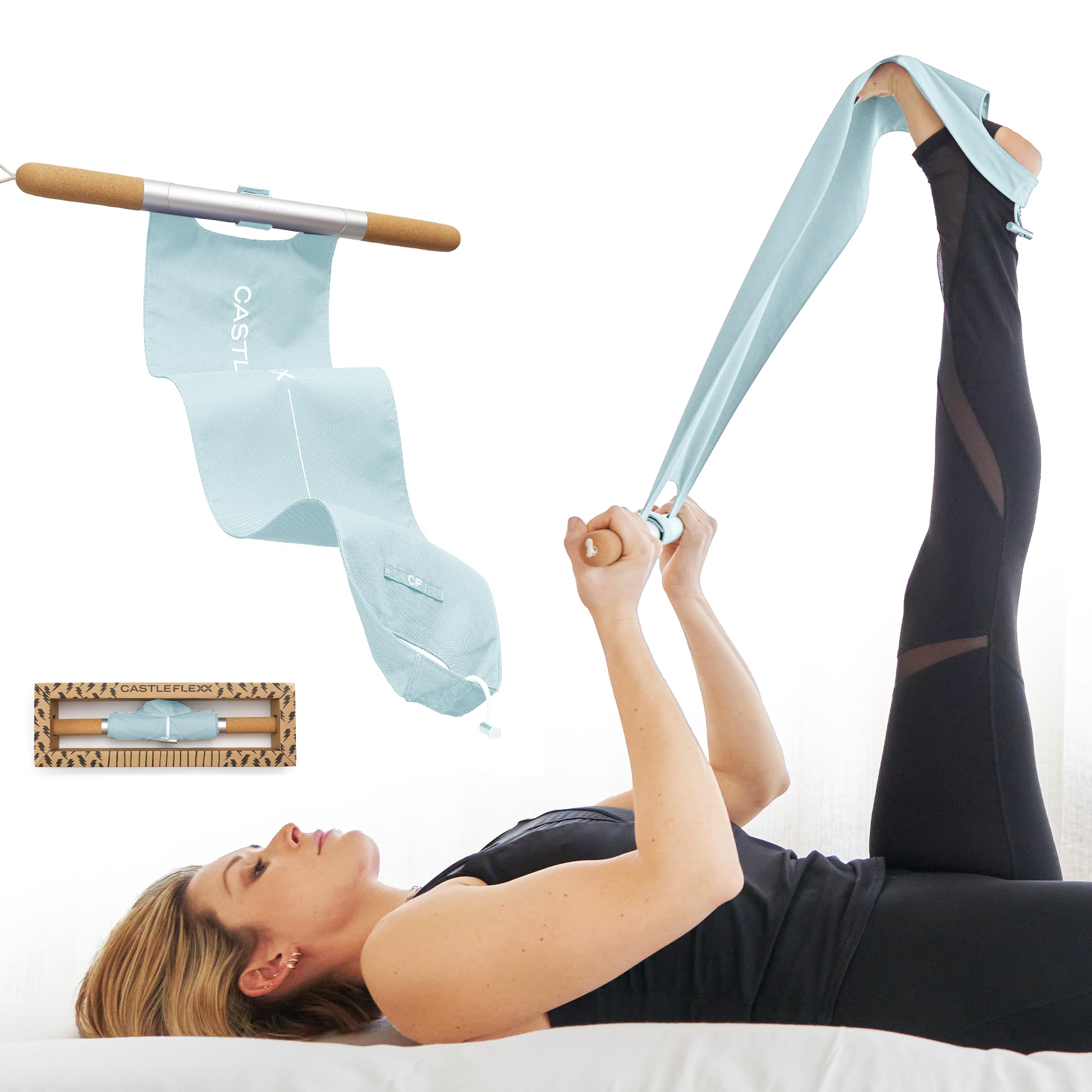 CastleFlexx Mobility Strap - Stretch & Strengthen -9