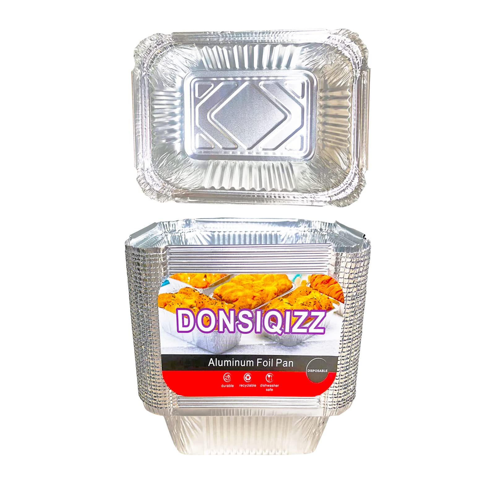 DONSIQIZZ 30 Pack Drip Pans Compatible with Napoleon BBQ Grills 62007 Grease Tray Disposable, for Rogue Series Grill, Aluminum Foil Replacement