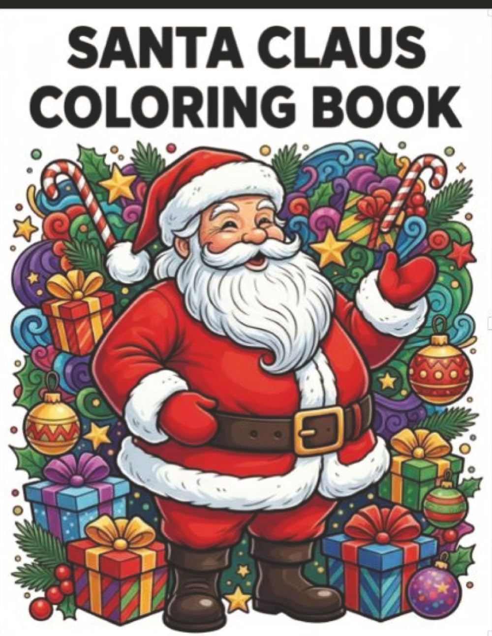 Santa Claus Coloring Book: 30 Cozy Holiday Scenes + Santa Letter to Cut Out and Send!
