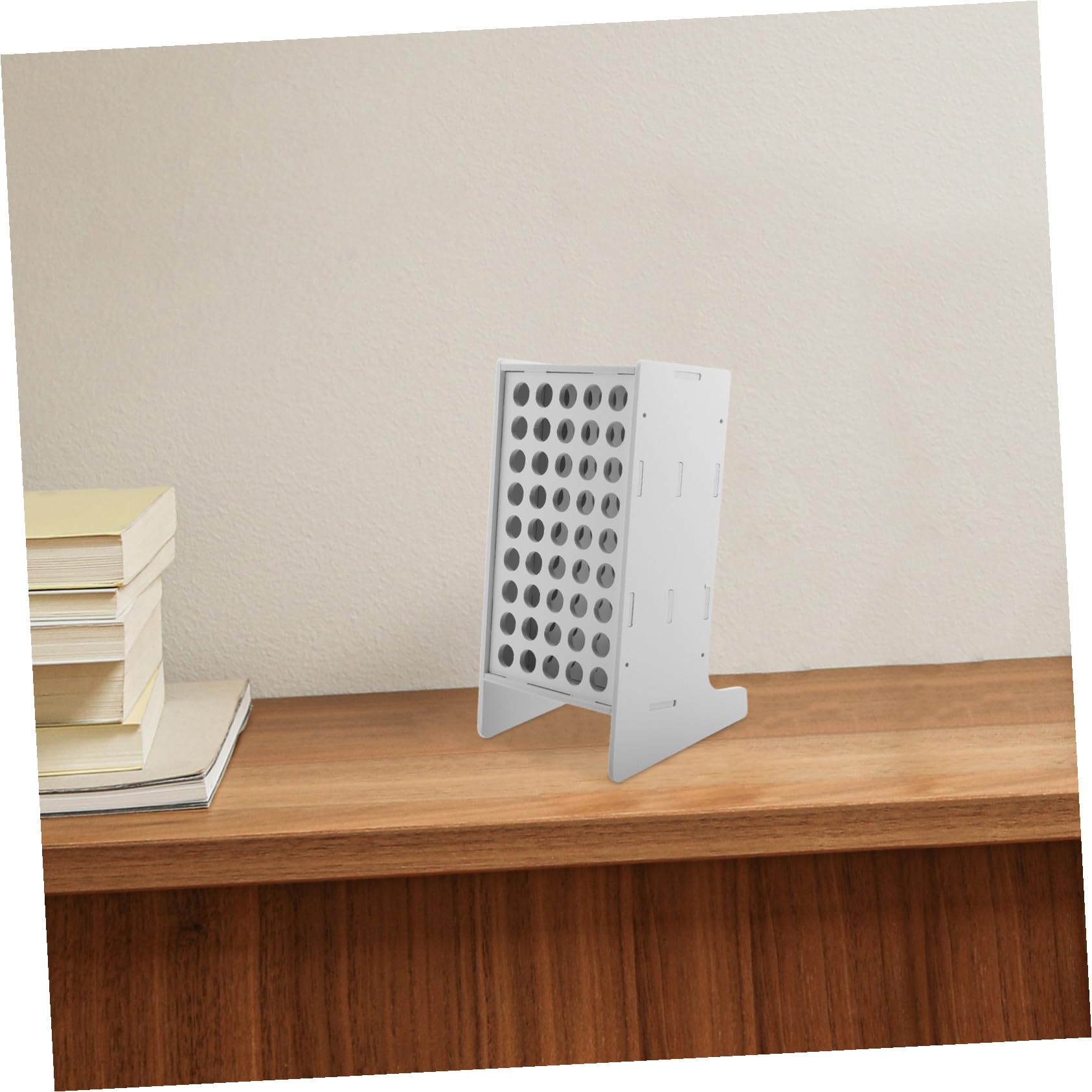 WOONEKY Organizer Facile da Pulire in Plastica 45 Fori Portapenne e Design Inclinato per Festa Scuola Decor e Uso Domestico e Scolastico