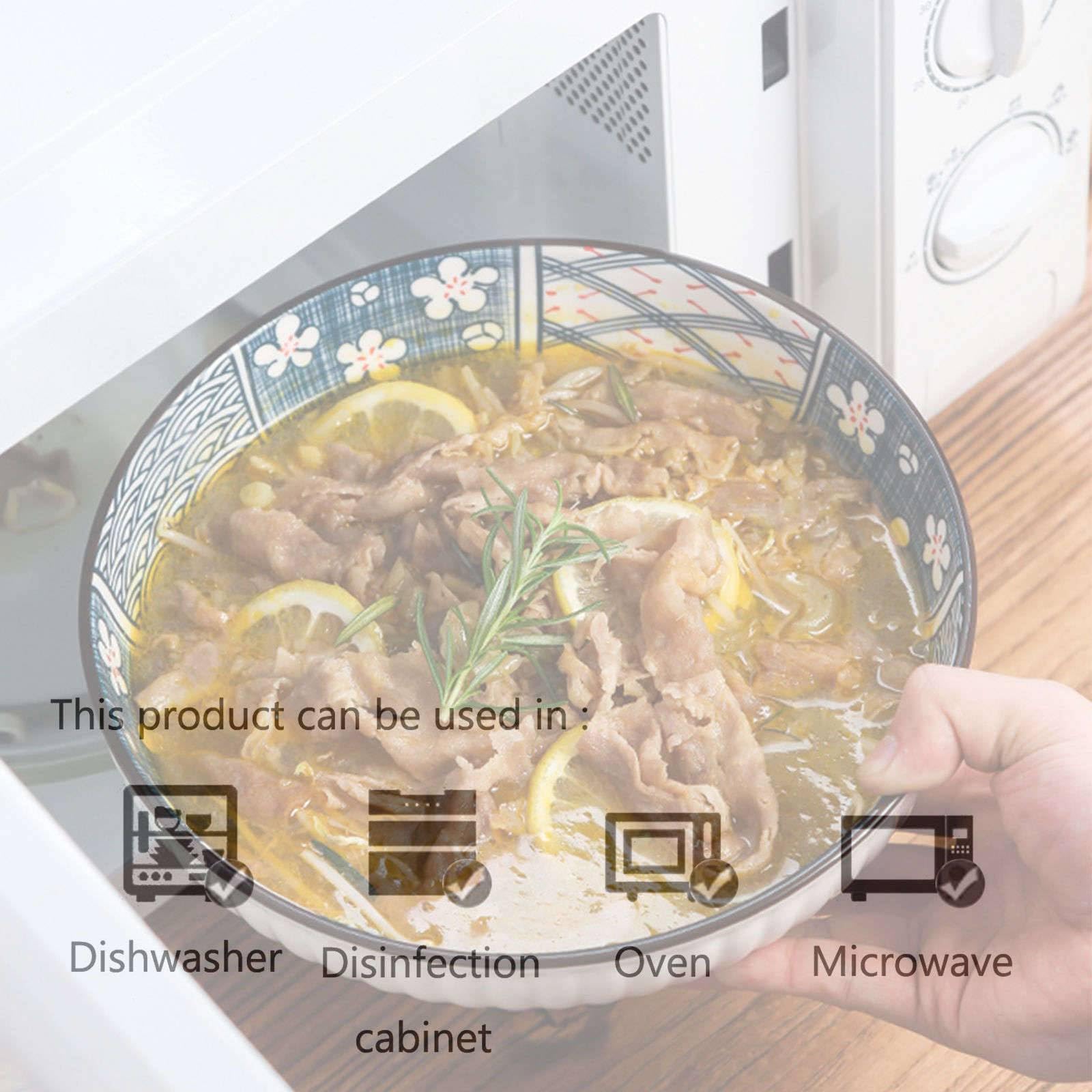 Ensaladera Grande de cerámica, tazón Grande para Servir, tazón apilable para Pasta de 35 oz, Juego de 2 Platos para Ensalada, D-1600 ml