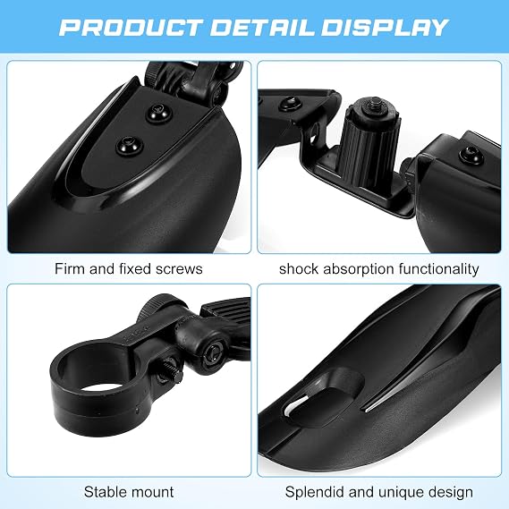 Hejo Bike Mudguards Set, Mountain Bike Mudguards Universal Widen