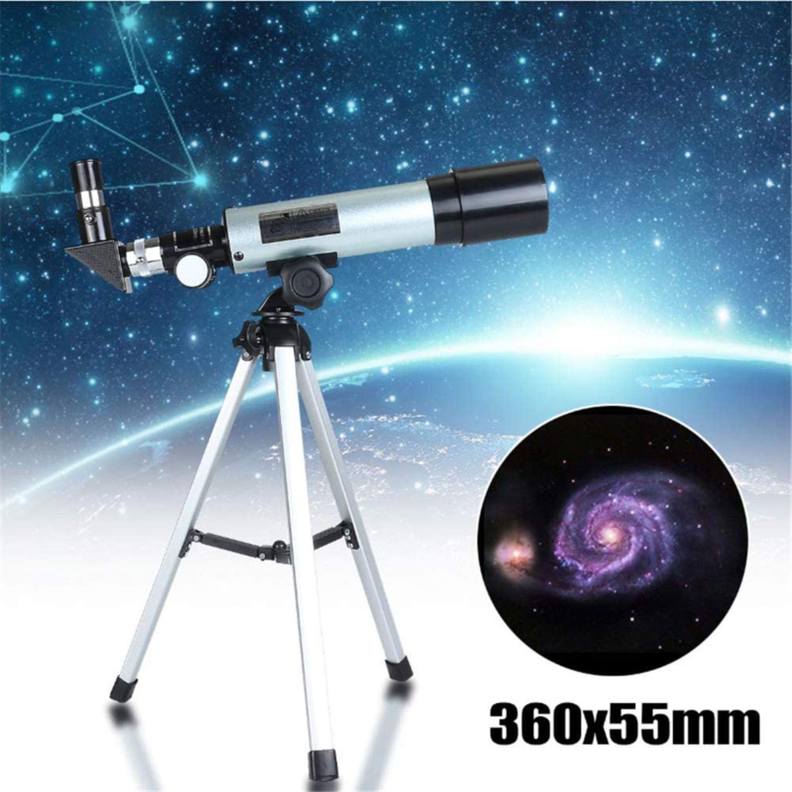 Prezentowy teleskop astronomiczny Camping monokularowy z przenośnym statywem luneta kosmiczna monokularowy teleskop dla początkujących