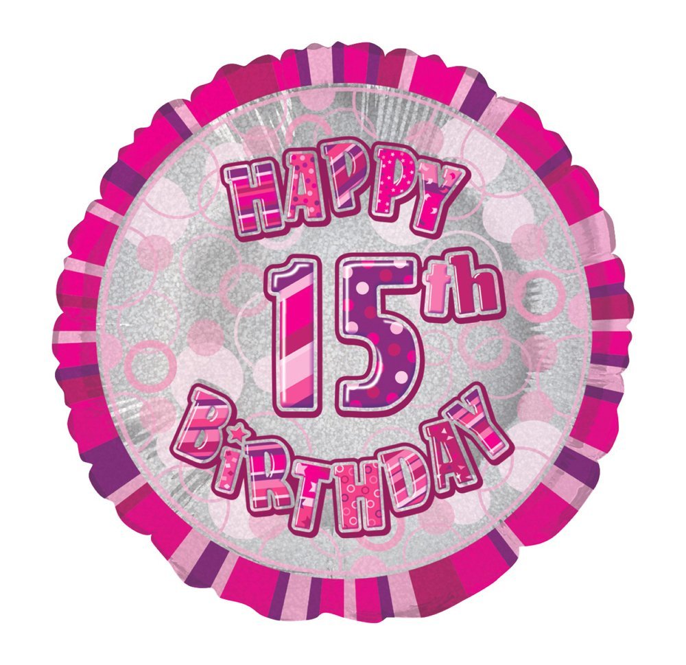 Unique Party 92068 - 9ft Foil Glitz Pink Happy 80th Birthday Banner — view 10