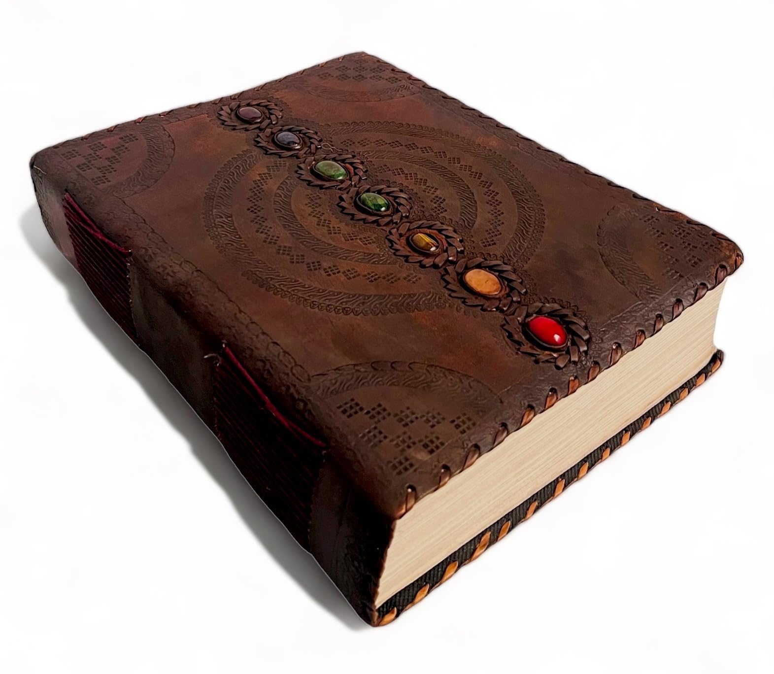 ARTISTRY ARTS seven stone 10 13 leather journal (10 13 480 PAGES)