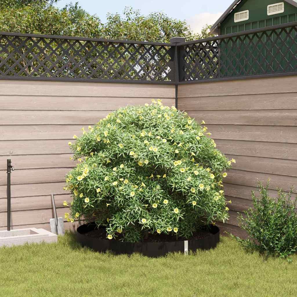 Wurzelsperre Schwarz 0,7 x 3 m aus Polyethylen für Garten, Terrasse, Hof, Beete, Hochbeet, Outdoor, Schutz gegen Unkraut, Rasen, Pflanzenpflege und Landschaftsgestaltung
